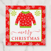 Jumper av jullagen Cute Red och Grönt