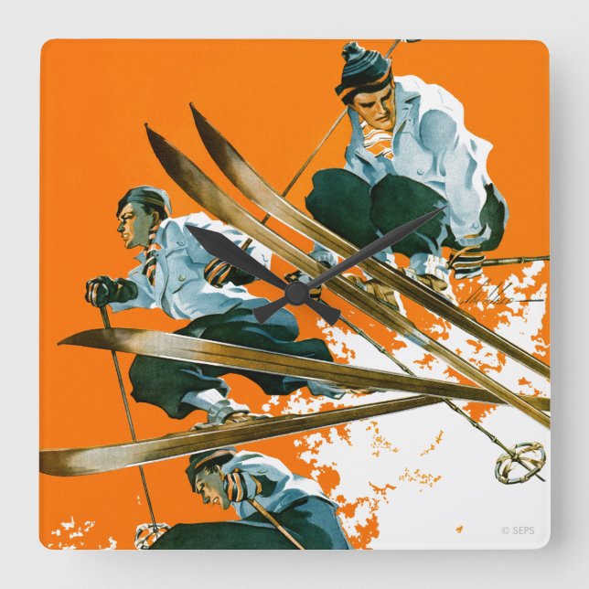 Jumper av Ski Weld Fyrkantig Klocka (Framsida)