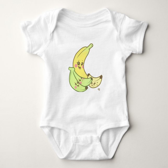 Jumper för babybananfamilj t shirt (Framsida)