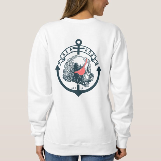 Jumper för hennes Hund T Shirt (Baksida)