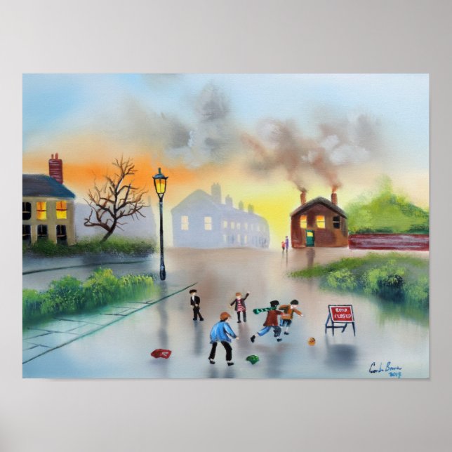 jumper för måltavla för nostalgisk målning poster (Framsidan)