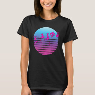 Jumper för Vaulter Pole-Idrottsman för coola Retro T Shirt