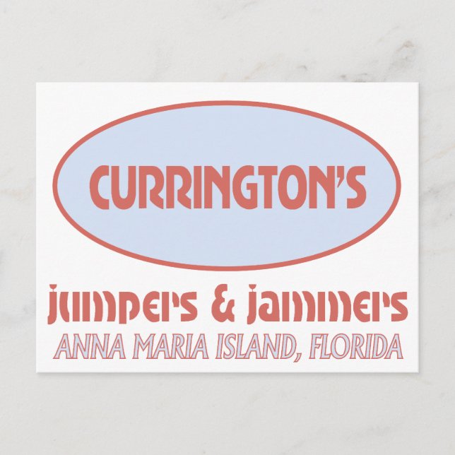 Jumper och jammers postkort vykort (Framsida)