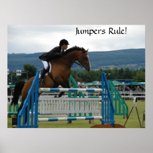 Jumper regel! poster