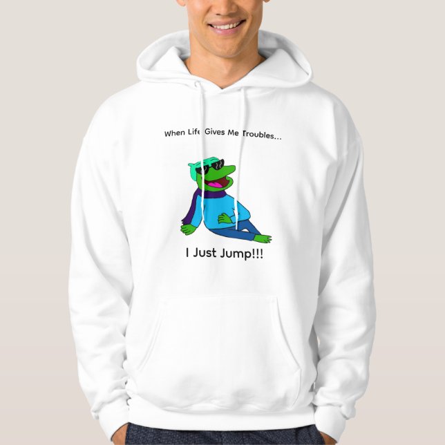 Jumpetty Jipps - Herrens hoodie (Framsida)