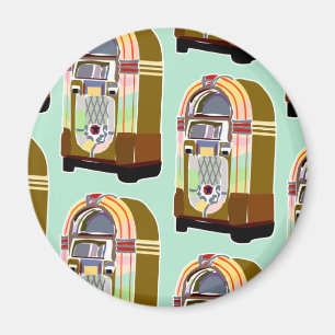 Jumpin Jukeboxmönster Magnet