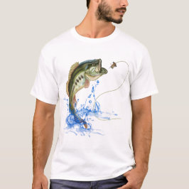 Jumping Bass Fishing Lure T Shirt
