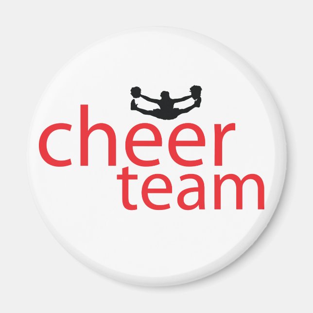 Jumping Cheermanager Team Gear Magnet (Framsidan)