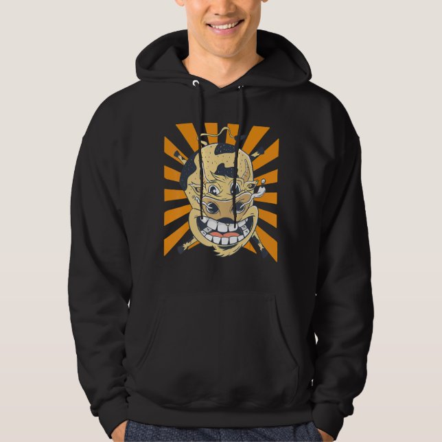 Jumping Cow Hoodie (Framsida)