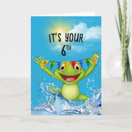 Jumping Frog på 6e-dagen i Vatten Kort