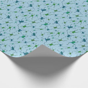 Jumping Frogs Middag Napkin Presentpapper