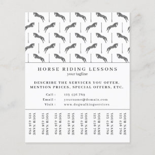 Jumping Horse      Hästtränare Flygblad