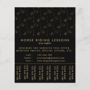 Jumping Horse      Hästtränare Flygblad