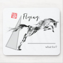 Jumping Horse mouse pad Musmatta