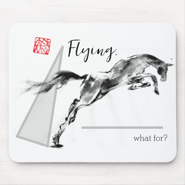Jumping Horse    mouse pad   Musmatta (Framsidan)
