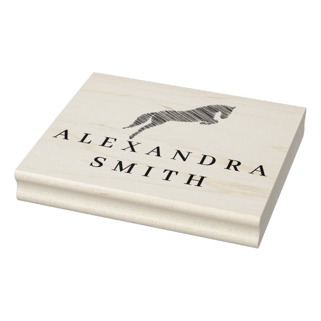 Jumping Horse | Scribble Horse | Hästtränare Stämpel (Stämpel)