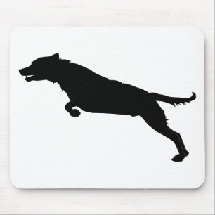 Jumping Hund Silhouette Musmatta