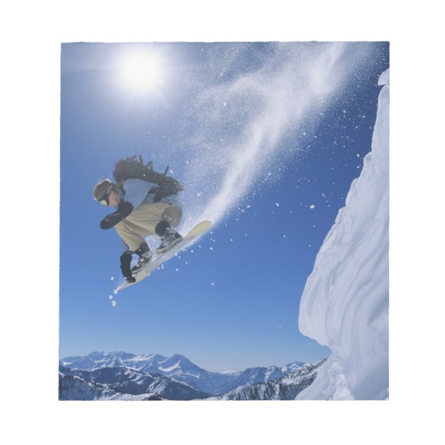 Jumping in Snake Bäck Canyon från Clayton 3 Anteckningsblock (Framsida)