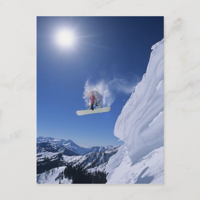 Jumping in Snake Bäck Canyon från Clayton Vykort (Framsida)