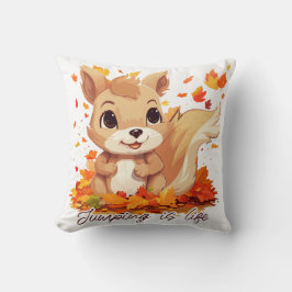 Jumping is life kudde