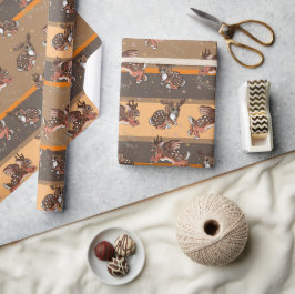 Jumping Jackalope Julwrapping Wrapping Pape Presentpapper
