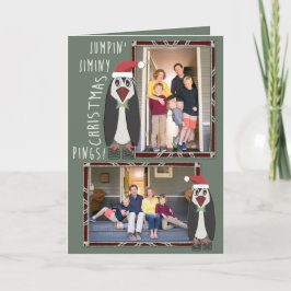 Jumping Jiminy Julfoton - Personlig Helgkort