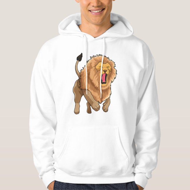 Jumping Lejon Hoodie (Framsida)