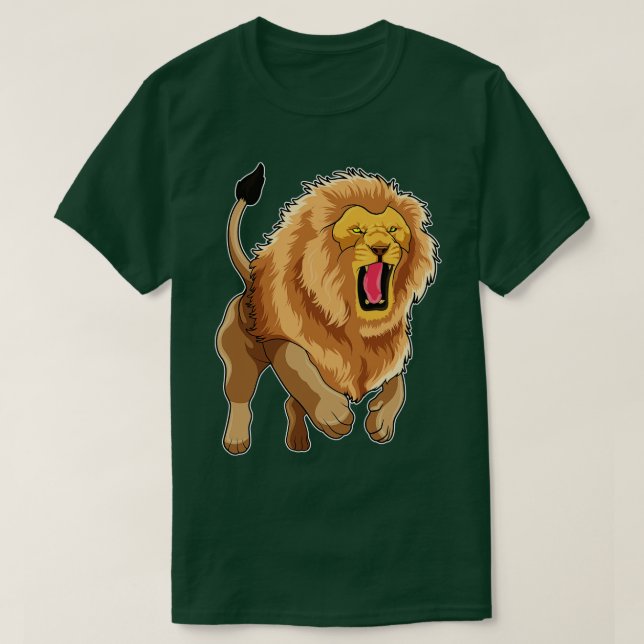 Jumping Lejon T Shirt (Design framsida)