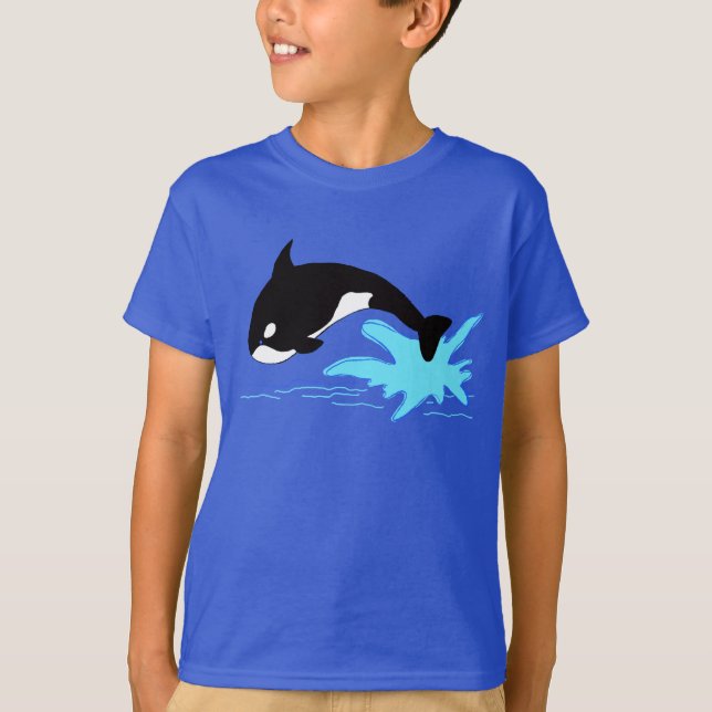 Jumping Orca T Shirt (Framsida)