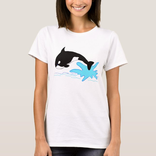 Jumping Orca Tee Shirt (Framsida)