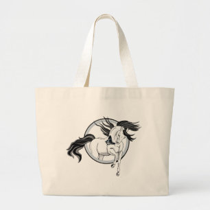 Jumping Out ~ Horse and Butterfly Jumbo Tygkasse