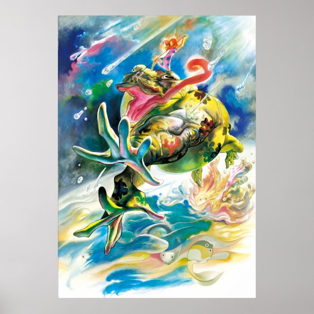 Jumping på regndagen poster (Framsidan)