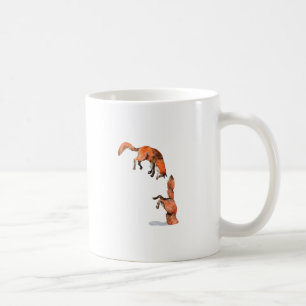 Jumping Red Fox Kaffemugg