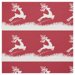 Jumping Reindeer anpassningsbar-tyg Tyg