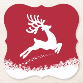Jumping Reindeer papper underläggs Underlägg Papper