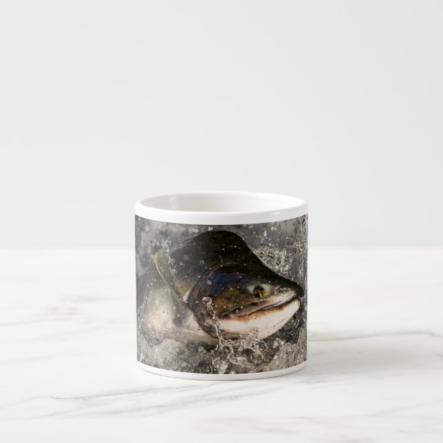 Jumping Salmon Espressomugg (Framsidan)