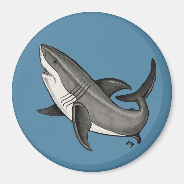 Jumping Shark Magnet (Framsidan)