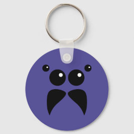 Jumping Spider Ansikte Keychain Nyckelring