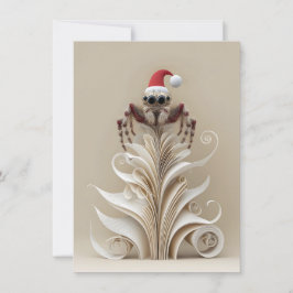 Jumping Spider Christmas Cards Julkort