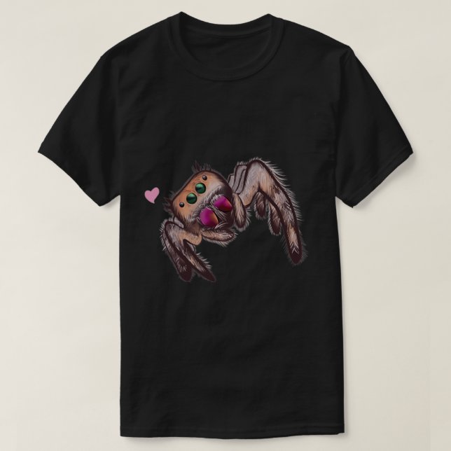 Jumping Spider Kärlek 3 T Shirt (Design framsida)