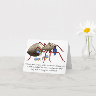 Jumping Spider Mors dag Card Kort