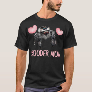 Jumping Spider Rosa Spooder Mamma Mors dag Cute P T Shirt