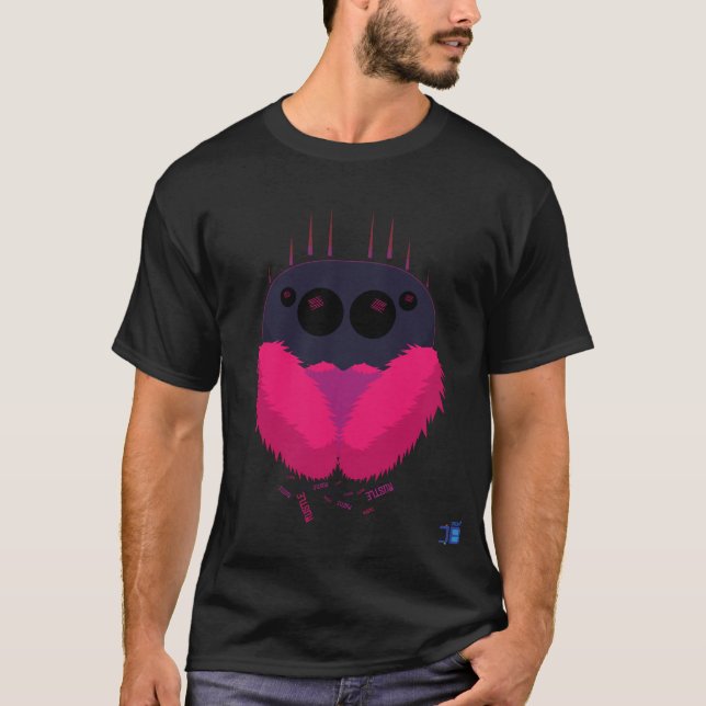 Jumping Spider T Shirt (Framsida)