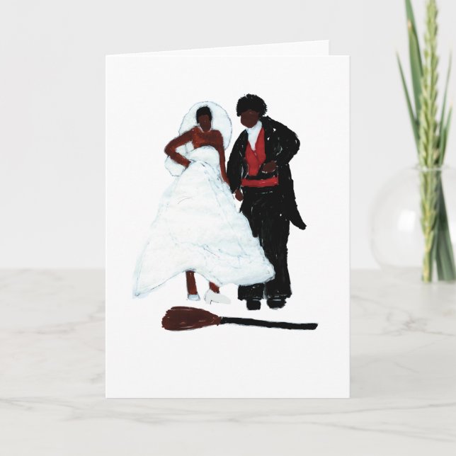 Jumping the Broom Kort (Framsida)