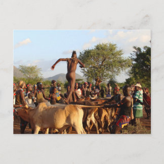 Jumping the Bulls Ceremony Vykort
