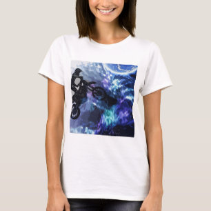 Jumping through Space - Motocross Rider T Shirt