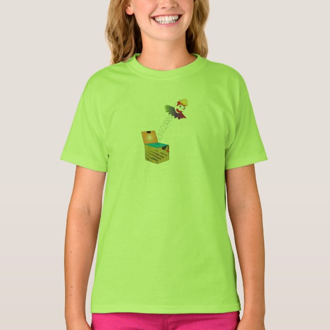 Jumping Vår Head T Shirt (Framsida)