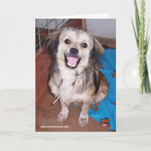 Jumpning Jack Flash-hälsningskort Kort