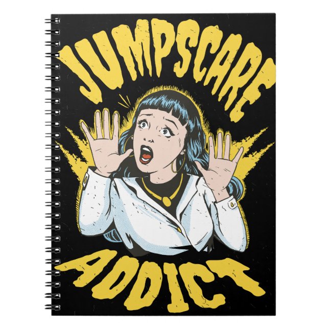  Jumpscare Addict  Anteckningsbok (Framsidan)