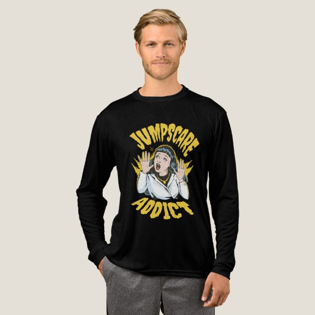  Jumpscare Addict  T Shirt (Hel framsida)